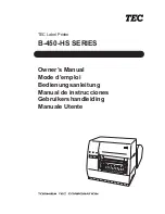 TEC B-450-HS SERIES Owner'S Manual preview