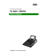 TEC FS-2600-1 SERIES Owner'S Manual предпросмотр