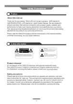 Preview for 4 page of TEC LED22GFRDA Instruction Manual