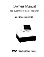 Предварительный просмотр 1 страницы TEC MA-1050 Owner'S Manual