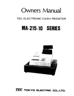 TEC MA-215 Owner'S Manual preview