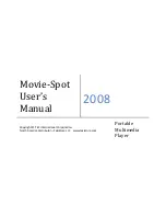 TEC Movie?Spot 2008 User Manual preview