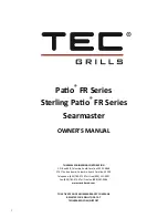 Предварительный просмотр 1 страницы TEC Patio FR series Owner'S Manual