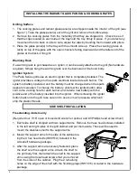 Предварительный просмотр 9 страницы TEC Patio FR series Owner'S Manual