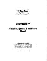 TEC Searmaster Installation, Operating And Maintenance Manual preview