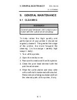 Предварительный просмотр 38 страницы TEC TEC B-210 SERIES Owner'S Manual