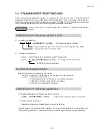 Preview for 23 page of TEC TEC FS-1450 Owner'S Manual