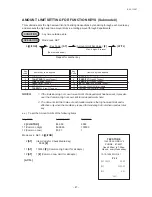 Preview for 121 page of TEC TEC FS-1450 Owner'S Manual