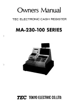 Preview for 1 page of TEC TEC MA-230 Owner'S Manual