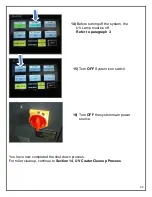 Preview for 48 page of TEC TRU UV Coater Operating And Safety Manual