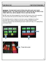 Preview for 52 page of TEC TRU UV Coater Operating And Safety Manual