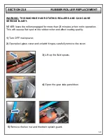 Preview for 60 page of TEC TRU UV Coater Operating And Safety Manual