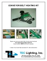 Preview for 80 page of TEC TRU UV Coater Operating And Safety Manual