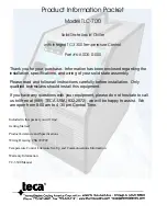 Preview for 1 page of teca 6-A0D0-0-000 Product Information Packet