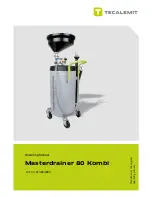 TECALEMIT Masterdrainer 80 Kombi Operating Manual предпросмотр