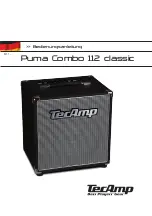 Preview for 1 page of Tecamp Puma Combo 112 classic Manual