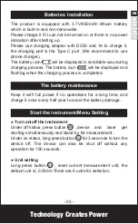 Preview for 5 page of Teccpo MTM10B Manual