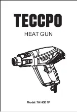 Teccpo TAHG01P Manual preview