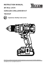 Teccpo TDCD03P Instruction Manual preview