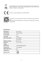 Предварительный просмотр 4 страницы Teccpo TDCD03P Instruction Manual