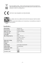 Предварительный просмотр 4 страницы Teccpo TDHD01P Instruction Manual