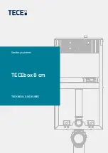 Предварительный просмотр 1 страницы TECE TECEbox 8 cm Technical Manuallines