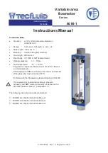 Preview for 1 page of Tecfluid 60 M-1 Series Instruction Manual