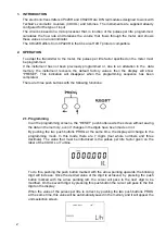 Предварительный просмотр 2 страницы Tecfluid CP420R Instruction Manual