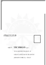 Preview for 62 page of Tecfrigo 96-136-186 KARINA Installation And Use Manual