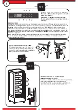 Preview for 8 page of Tecfrigo KHALIFA CIOCCOLATO Installation And Use Instruction