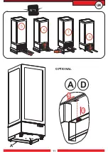 Предварительный просмотр 11 страницы Tecfrigo KHALIFA CIOCCOLATO Installation And Use Instruction