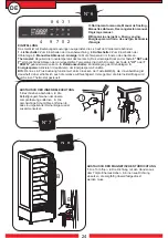 Предварительный просмотр 24 страницы Tecfrigo KHALIFA CIOCCOLATO Installation And Use Instruction