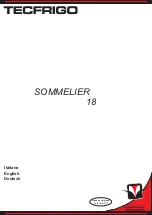 Tecfrigo SOMMELIER 18 Manual preview