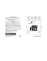 Tech 21 BOOST FUZZ Owner'S Manual preview