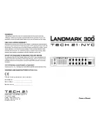 Предварительный просмотр 1 страницы Tech 21 Landmark 300 Owner'S Manual