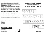 Tech 21 SansAmp GED-2112 Owner'S Manual preview