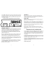 Preview for 5 page of Tech 21 Trademark 10 Owner'S Manual