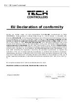 Preview for 22 page of Tech Controllers EU-281 User Manual