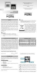 Preview for 1 page of Tech Controllers EU-F-4z v1 User Manual