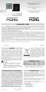 Preview for 1 page of Tech Controllers EU-R-12s User Manual