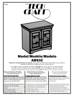 Preview for 1 page of Tech Craft ABS32 Assembly Manual