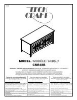 Preview for 2 page of Tech Craft CRE48 Assembly Instructions Manual