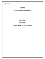 Preview for 1 page of Tech Craft CRE48B Assembly Instructions Manual