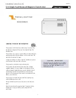 Tech Lighting 700AT300TR Installation Instructions предпросмотр