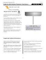 Preview for 1 page of Tech Lighting 700KLMRT30E Series Installation Instructions