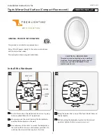 Tech Lighting Bath Tigris 700BCTIGOS26 CF Series Installation Instructions preview