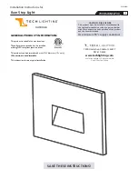 Preview for 1 page of Tech Lighting Ikon 700OSIKN92730 Installation Instructions