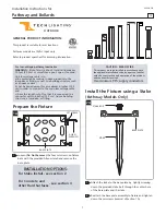 Preview for 1 page of Tech Lighting TURBO Installation Instructions Manual