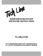 Tech Line TL-32LC783 Operating Instructions Manual предпросмотр