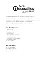 Preview for 4 page of TECH NECESSITIES TN-1 User Manual